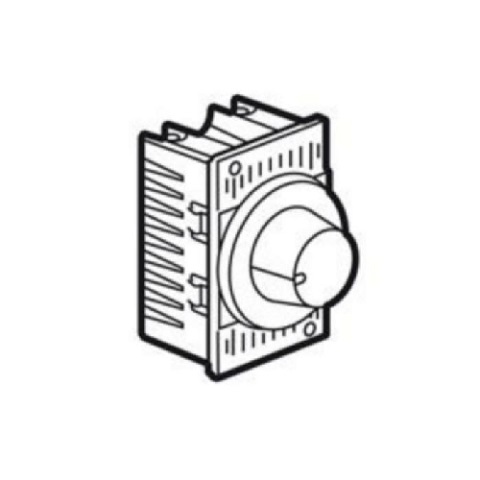 Legrand - 572740 - Arteor™ Rotary Dimmer Leading edge 1000W 2 Module Magnesium.