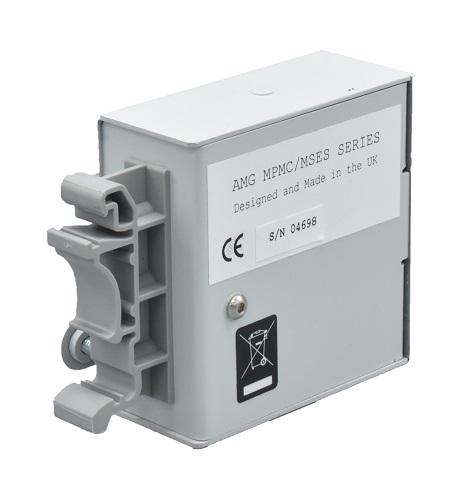 AMG - AMG9HMEC-1GH-1S-P30 - Mini Industrial Media Converter 1-Port RJ45 PoE+ 10/100/1000BaseTx 802.3at 30Watt, 1-Port SFP 1000BaseFx, DIN Rail & Wall Mount, (-40° to +75°c), 48-56Vdc Power Input. *PSU & SFP Not Included