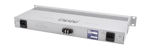 AMG - AMG2036-RP-AA - Industrial Blade Rack Chassis for AMG260B Units, 18 Slots, 1U 19" Rack Mount, (-30 to +75°c), Dual PSU 12Vdc 114Watt Integrated PSUs 85-264 VAC.