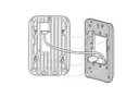 HPE - S0J42A - Aruba Networking AP-600H-MNT1 Single Hang Wall-box Mount Kit.