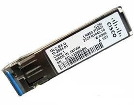 CISCO - GLC-BX-U-RF - 1000BASE-BX SFP Transceiver, operate on a (1) single strand of SMF 1310nm & 1490nm, Supports DOM, up to 10 km. *REMANUFACTURED