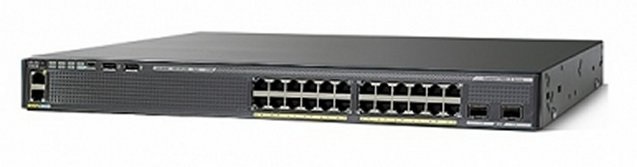 CISCO - WS-C2960XR-24TD-I - Catalyst 2960-XR 24 GigE 10/100/1000, 2 x 10G SFP+, IP Lite.