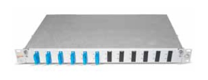 Datwyler Cables - ‎417308 - FO Patch Panel OV-A 6 SCD, Including 12 SC Adapters & Pigtails 2 Mtr, G50/125 OM2.