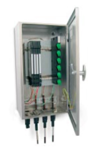Datwyler Cables - 184848 - FO Chrome wall mounted DB IP65, Size "HxWxD" (600 x 320 x 200mm), 12 x Splice Tray.