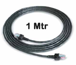 Datwyler Cables - 651608 - UTP Patch Cord Cat6 Uninet 602 flex LS0H Black 1 Mtr.