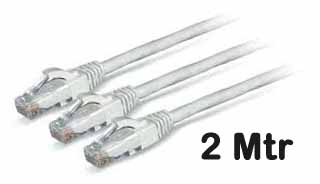 Datwyler Cables - 309323 - UTP Patch Cord CAT6 2 Mtr LS0H Grey.