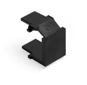 Leviton - 41084-BEB - Insert Blank QP Black, Keystone.