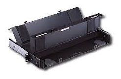 Leviton - 5R130-00N - OPT-X 1000 FO Patch Panel / FO Enclosure 1RU empty, black.