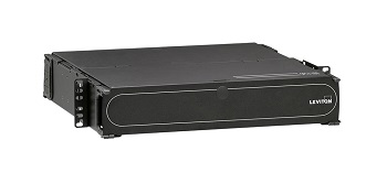 Leviton - 5R2UM-S06 - FO Patch Panel Opt-X 1000i, 2RU Empty 6-PLTs, Sliding Tray, up to 144F LC / 72F SC.