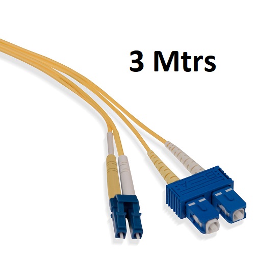 Leviton - UPDCL-S03 - FO Patch Cord SM OS2 Duplex SCD:LCD 3 Mtr.