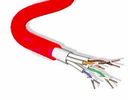 Leviton - AC6U/FTP-HF1-Eca-500RD - Cat6A Cable U/FTP LS0H 23AWG 500 Mtr Reel Red.