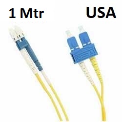 Leviton - U2DCL-S01 - FO Patch Cord SM OS2 Duplex SCD:LCD Premium, Zip 1.6mm cable,1 Mtr, USA.