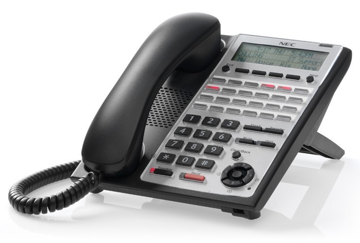 NEC - BE110264 - IP4WW-24TXH-A-TEL (BK) - DIGITAL PHONE 24 BUTTON BLACK FOR SL1000.