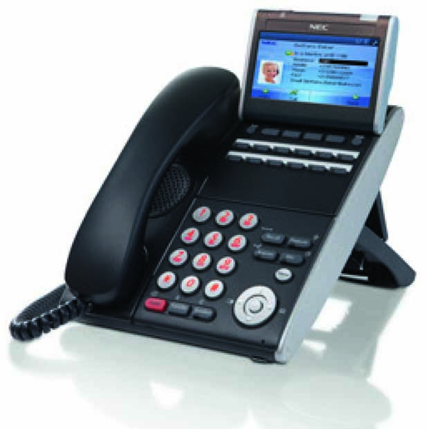 NEC - BE111489 - ITL-12CG-3P(BK) - DT730 IP PHONE Gbit 12 BUTTON COLOR DISPLAY (BLACK), SV8xxx.