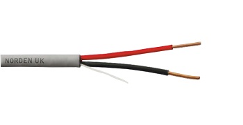NORDEN - 71-3102181 - 2C x 18AWG Unshielded Multi Conductor Cable PVC 305Mtr/Roll.