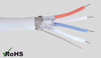 NORDEN - 72-3502242 - 4C x 24AWG Foil Shielded Paired Cable RS-485 LS0H 305Mtr/Roll.