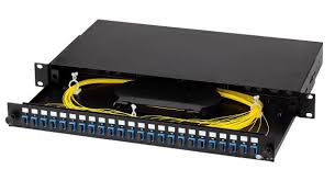 Opterna - FPSLSCSX0241B - FO Patch Panel 1U Unloaded Sliding 24-Port SC or LCD, Black.