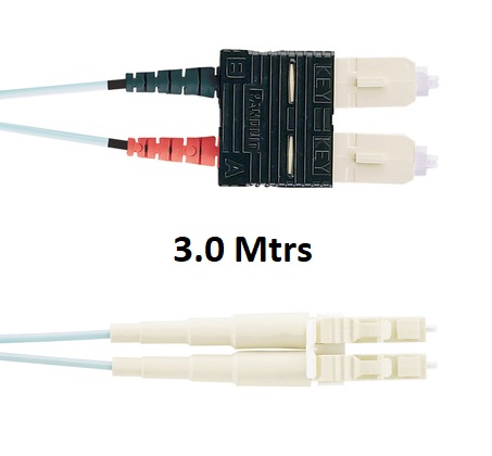 Panduit - FXLE3-10M3 - FO Patch Cord MM OM3 Duplex SCD:LCD, 1.6mm, 3 Mtr.