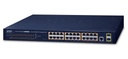 PLANET - GS-4210-24P2S - 24-Port 10/100/1000T 802.3at PoE + 2-Port 100/1000X SFP Managed Switch (PoE Power Budget 300 watts).