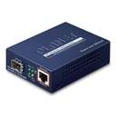 Planet - GTP-805A - Media Converter SFP to 1000BASE-T 10/100/1000 Gbit PoE+(802.3at), *Including AC-DC adapter (52V DC, 0.58A).