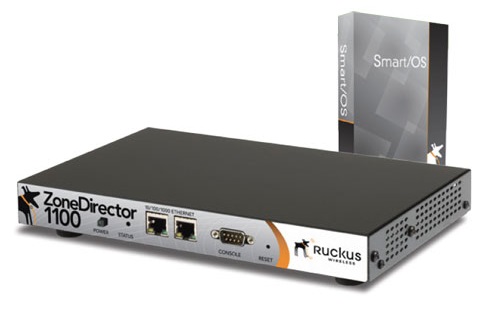 Ruckus - 901-1106-UK00 - Wireless Controller ZoneDirector 1100, licensed for 6 ZoneFlex APs, upgradeable to 50 APs.