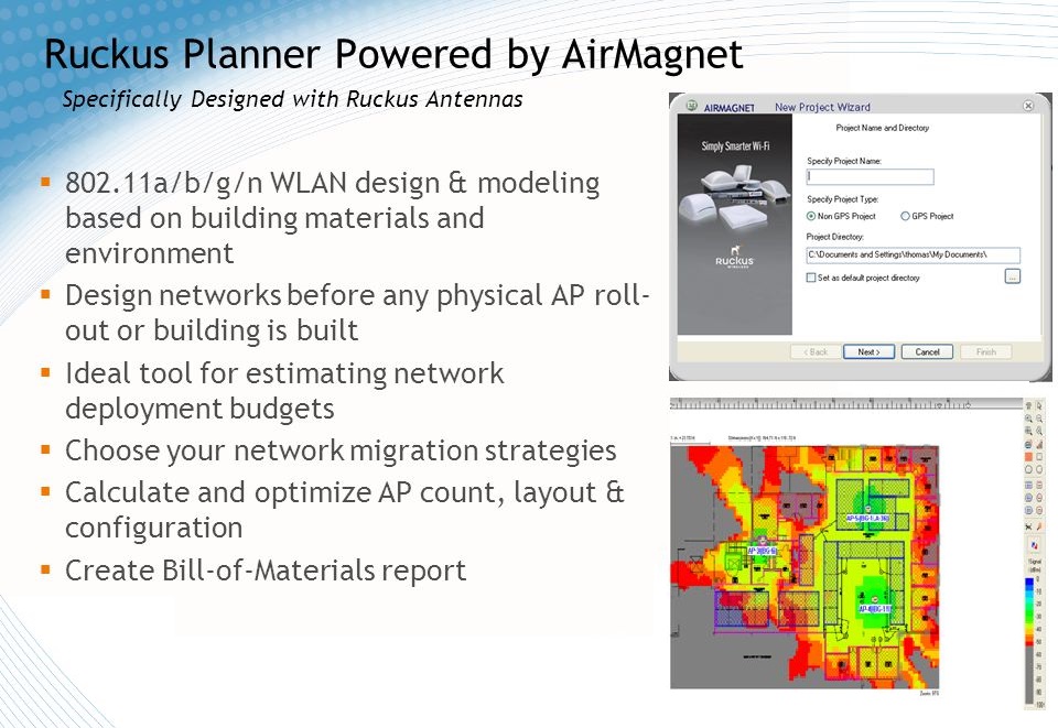 Ruckus - 901-0100-0001 - ZonePlanner powered by AirMagnet.