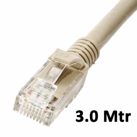 Ultima - 776644 - U/UTP Patch Cord Cat6 LSZH Grey 3 Mtr.