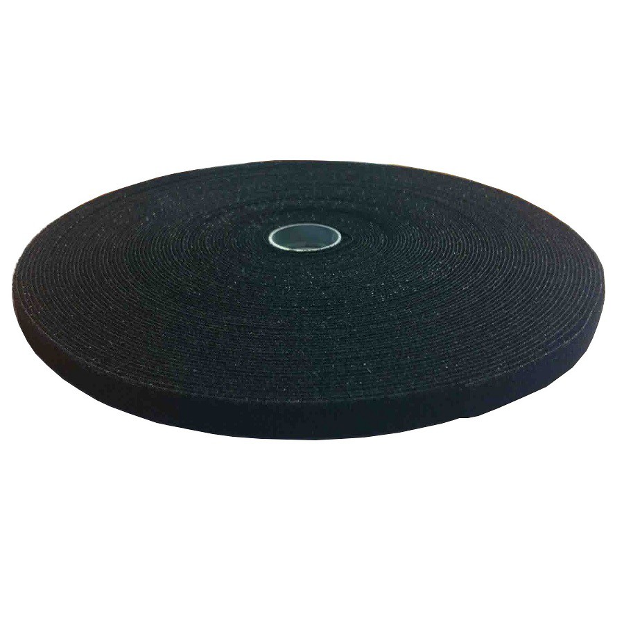 Ultima - 807558 - Hook & Loop Cable Strap Black (W)20mm x (L)25 Mtr.