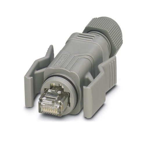 Datwyler Cables - 417520 - IP67 RJ45 CAT6 Connector PA IDC outdoor industrial, Grey, for use with 185719 or 185725.