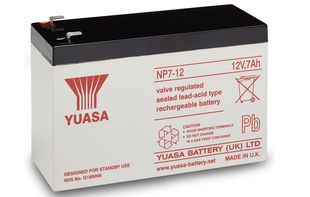 NEC - 9600 120 95000 - BATTERY 12V 7 Ah, Battery for CHS LARGE BATT BOX.