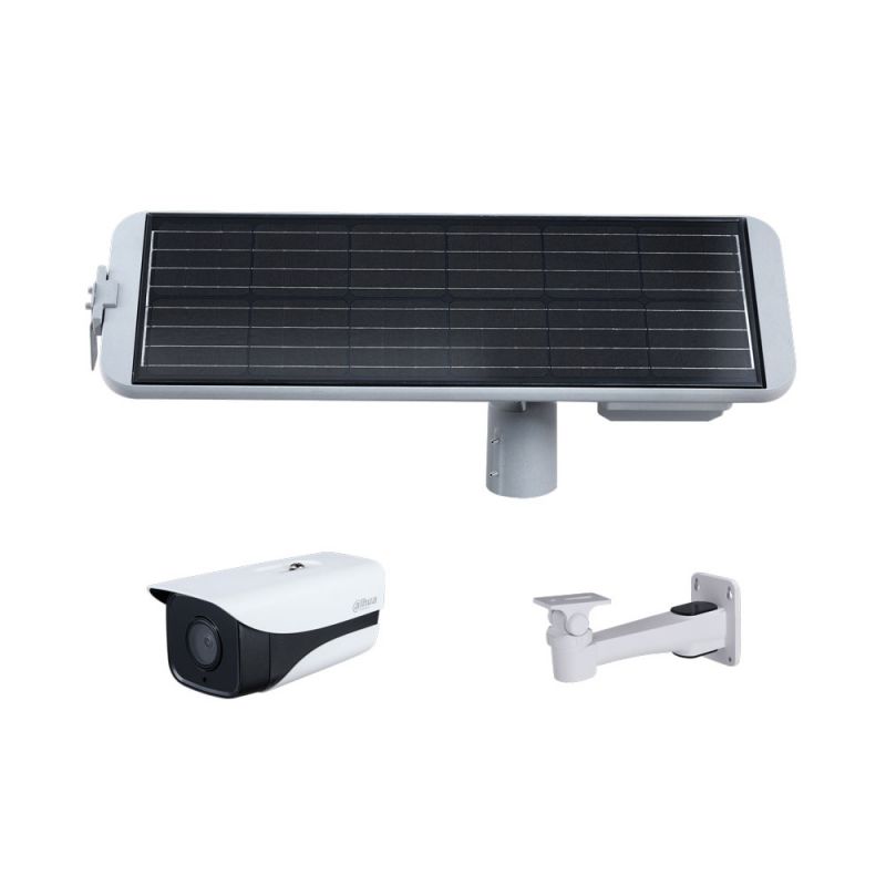 Dahua - KIT/DH-PFM364L-D1/DH-IPC-HFW4230MP-4G-AS-I2/DH-PFB121W - Integrated Solar Monitoring System.