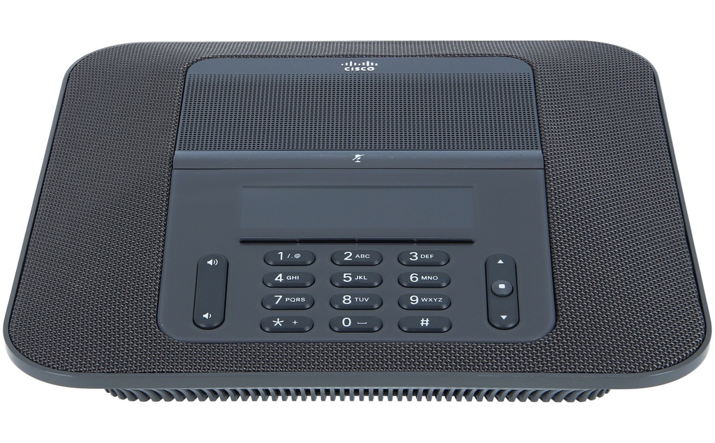 Cisco - CP-8832-EU-K9 - IP Conference Phone 8832 base in charcoal color for APAC, EMEA, and Australia.