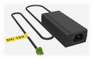 Hikvision - KPL-040F-VI - 12V 3.33A Power Adaptor 40W Green-Head Two Wires. Prod. Code 101700613.