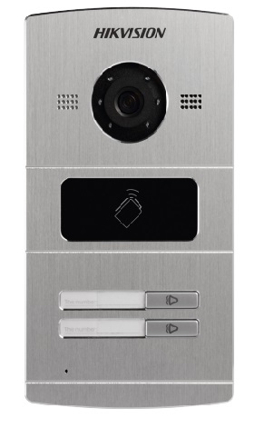 Hikvision - DS-KV8202-IM - 1.3 MP Door Station, 2-CH Indoor station access.