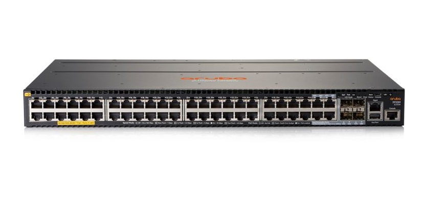 HPE Aruba - JL558A - 2930F 48G PoE+ 4SFP+ 740W Switch, L3 Access Switch 48 Ports (10/100/1000 PoE+) + 4 Ports SFP+, PoE Power 740 Watt.