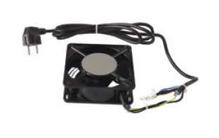 LANDE - 825713 - LN-FAN-HL-1FBB-M-UK - Single Fan Low Noise with grill, AC 240V, 1.8m Power Cord & Extn Terminal.