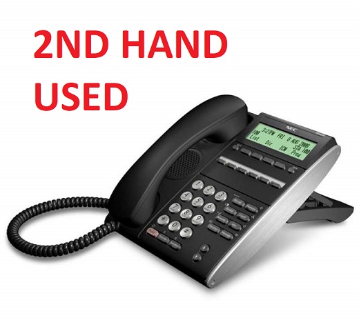 NEC - BE106855 *Used - DTL-6DE-1P(BK)TEL - DT310 DIGITAL PHONE 6 BUTTON DISPLAY BLACK.