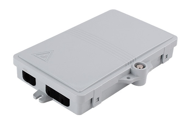 DN4SCSWHAB55WP - FO Enclosure 2 Port FTTx W/M IP65 In/Outdoor, HxWxD (180x120x30)mm, 1x SCD or 2x LCD SM/MM (4 Fiber).