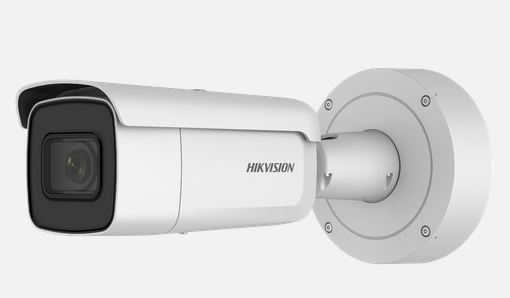 Hikvision - DS-2CD2683G0-IZS - 8 MP IR Vari-focal Bullet Network Camera, 2.8~12mm remote focus & zoom motorized VF lens, Auto Focus, upto 50m IR, 120dB WDR, IP67, IK10, ONVIF, DC12V & PoE, built-in junction box, 3-streams, Built-in micro SD/SDHC/SDXC card slot, upto 128GB, 2 behavior analysis and face detection, Audio/Alarm IO (MOI-SSD Approved, 2-Years Standard Warranty).
