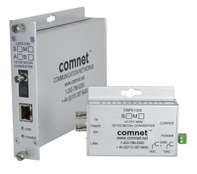 Comnet - CNFE1003M2 - Media Converter 10/100 Mbps Ethernet RJ45 to FO Multimode 1310nm SC 2-Fiber, Max Distance 3 km.