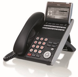 NEC - BE111485 *Used - ITL-12DG-3P(BK) - DT730 IP PHONE Gbit 12 BUTTON B&W DISPLAY (BLACK).