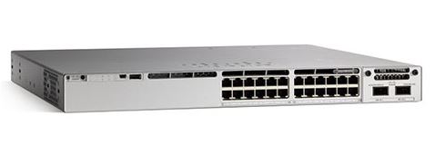 CISCO - C9300-24P-E - Catalyst 9300 24-Port 1G RJ45 PoE+ with modular uplinks, Network Essentials.