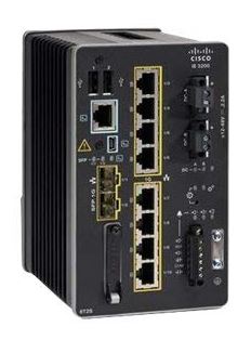 CISCO - IE-3300-8P2S-E - Catalyst IE3300 with 8 GE PoE+ and 2 GE SFP, Modular, NE.