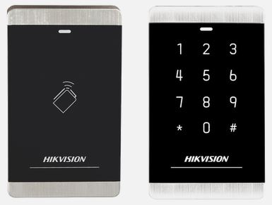 Hikvision - DS-K1103MK - Card Reader - Reads Mifare 1 card, with keypad, Supports RS485 and Wiegand(W26/W34) protocol;Tamper-proof alarm, Dust-proof, IP64 (1-Year Standard Warranty).