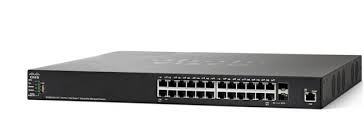 CISCO - SX350X-24F-K9-UK - 24-Port 10G SFP+ Stackable Managed Switch.