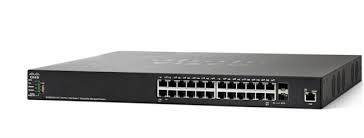 CISCO - SX350X-24F-K9-UK - 24-Port 10G SFP+ Stackable Managed Switch.