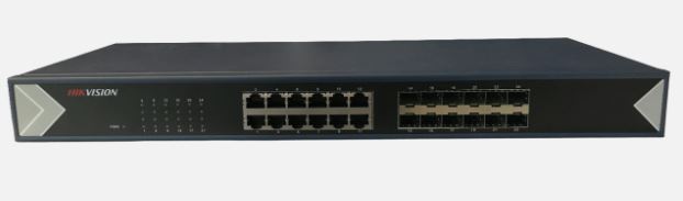 Hikvision - DS-3E0524TF - 12 Port Gigabit Unmanaged Switch L2, 12 Port Gigabit SFP and 12 Port Gigabit Ethernet RJ45, Back plane bandwidth: 48Gbps, IEEE802.3, IEEE802.3u, IEEE802.3ab, IEEE802.3x, 19 Inches 1U. (MOI-SSD Approved, 1-Year Standard Warranty).