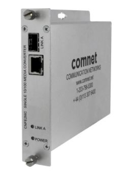 Comnet - CNFE2MC - Media Converter, 100Mbps, 1 SFP Port + 1 RJ-45 Copper Port (SFP Sold Separately).