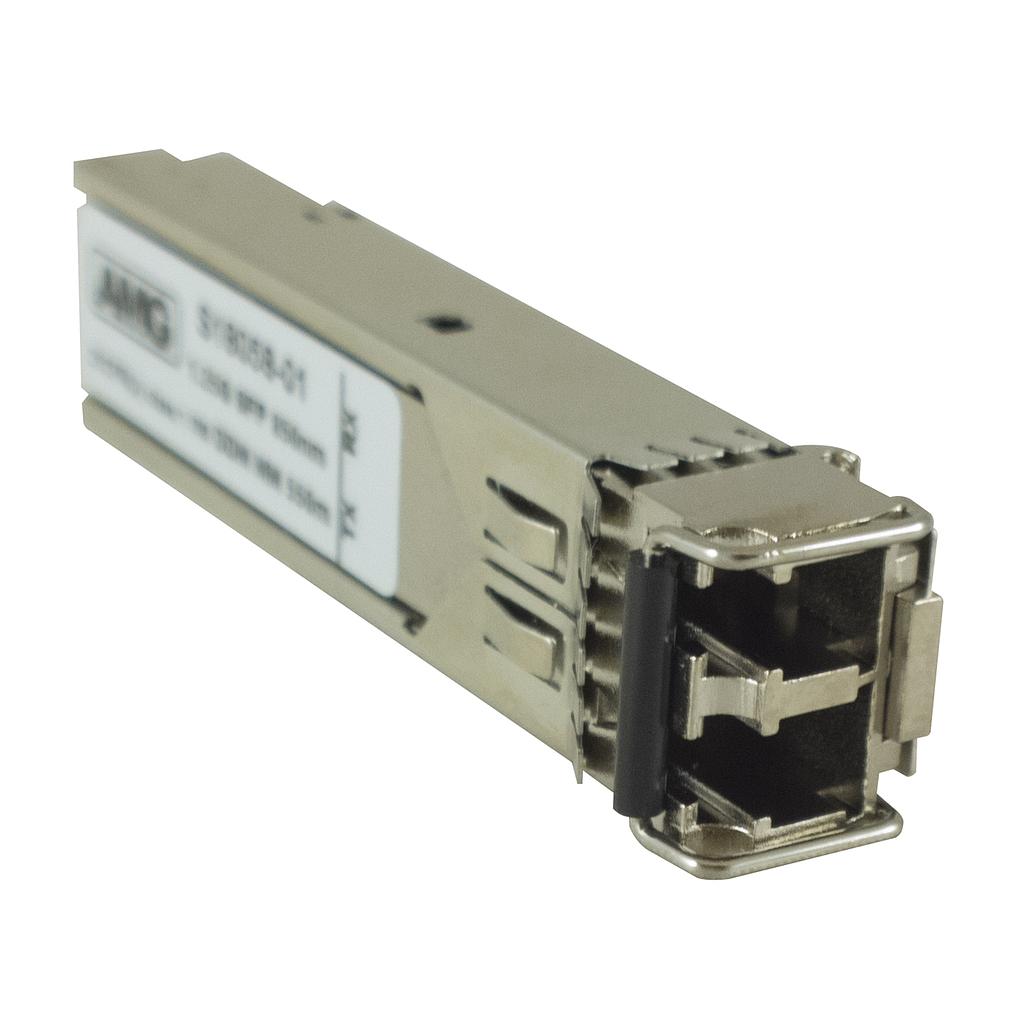 AMG Systems - S18082 - SFP Transceiver, 100Mb/s, dual fibre, MM Multi-Mode with DDM, 2km range (Tx/Rx: 1310nm).