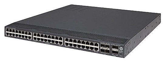 HP - JG510A - 5900AF-48G-4XG-2QSFP+ Manged Gigabit Switch FLEXFABRIC 48 Port 10/100/1000, 4 Port SFP+ 10G, 2 Port QSFP+ 40G.